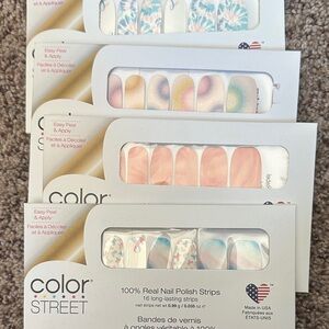 Color Street Nail Strips - Vibrant Pastels and Florals